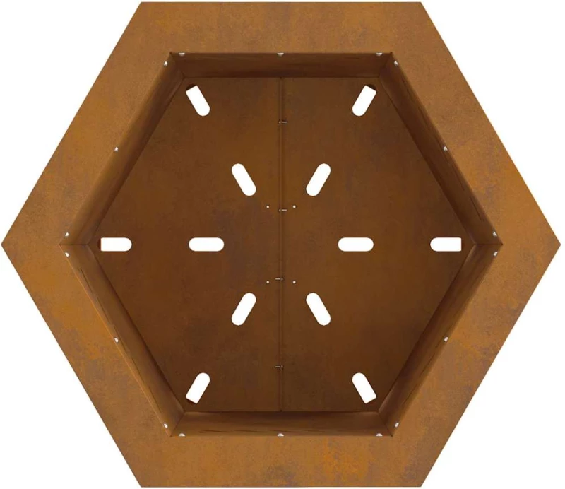 vidaXL Σόμπα Φωτιάς Χωρίς Καπνό Καφέ 48 x 48 x 51 cm