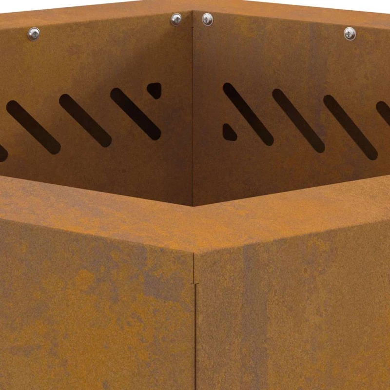 vidaXL Σόμπα Φωτιάς Χωρίς Καπνό Καφέ 48 x 48 x 51 cm