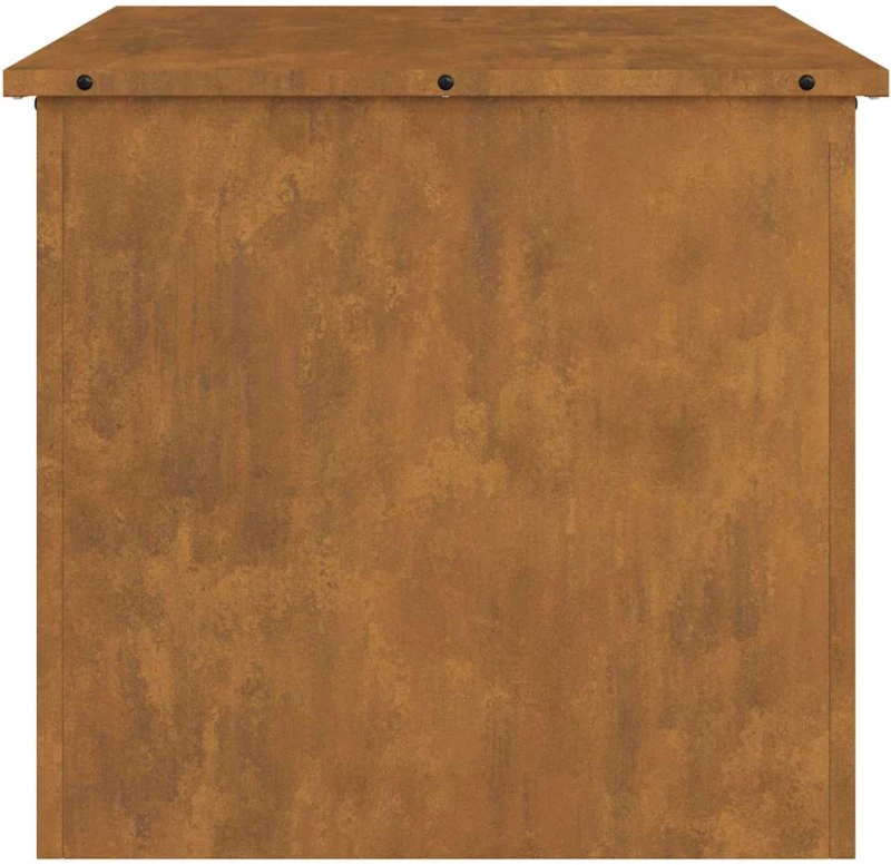 vidaXL Κουτί αποθήκευσης εξωτερικών χώρων Σκ rusty 55 x 50,5 x 50 εκ.