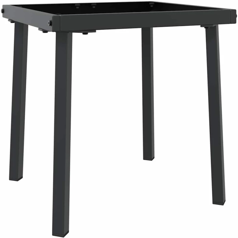 vidaXL Ξαπλώστρα 3 pcs Μαύρο και Λευκό 197 x 70 x 82 εκ.