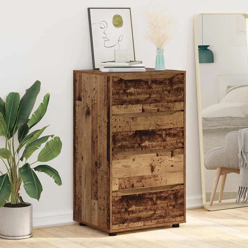 vidaXL Ντουλάπες Αποθήκευσης Παλιό Ξύλο 60 x 48 x 105 εκ.
