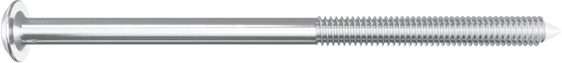 vidaXL Βίδες επίπλων 12 pcs Ασημί M6 x 100 χιλ. Ατσάλι