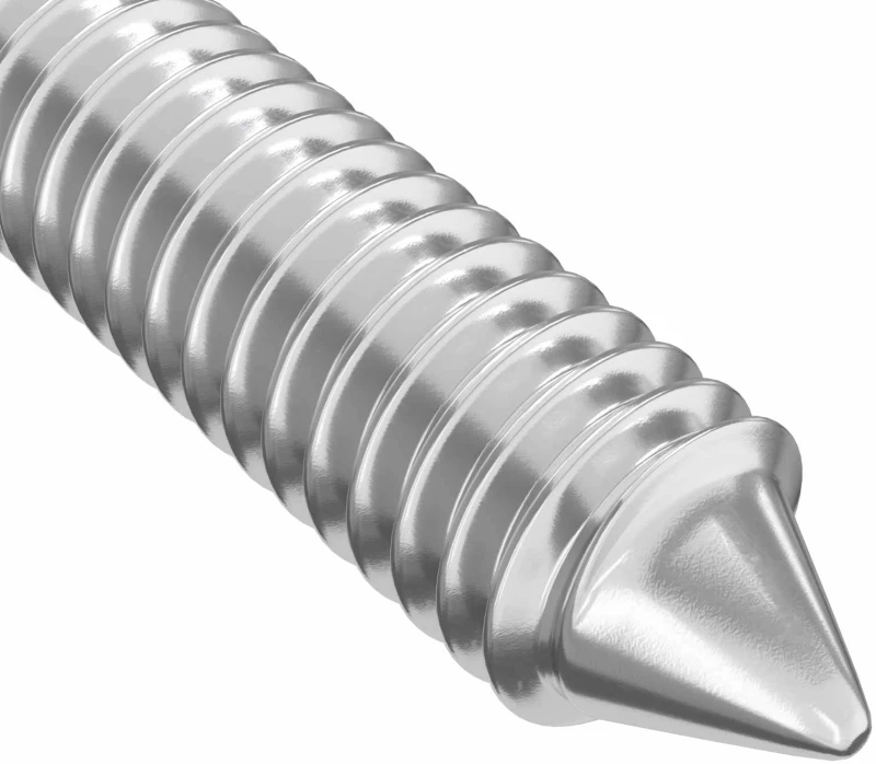 vidaXL Βίδες επίπλων 12 pcs Ασημί M6 x 100 χιλ. Ατσάλι