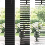 vidaXL Βενετσιάνικη Σκίαση Μαύρο 150 x 70 cm PVC