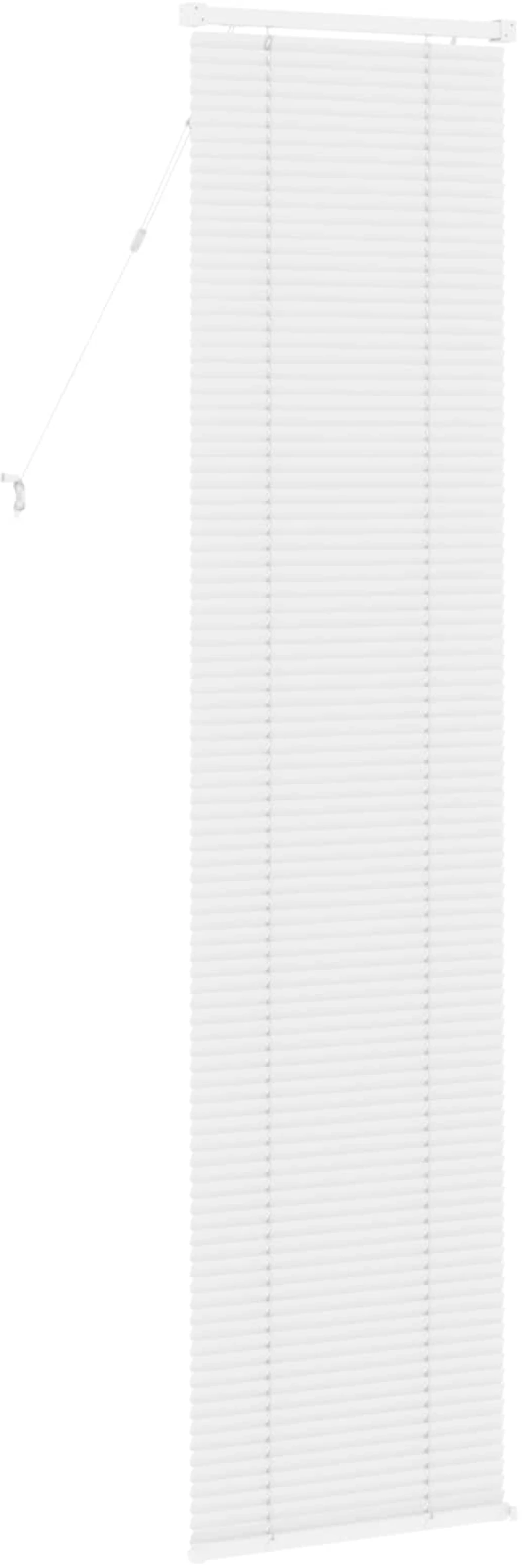 vidaXL Βενετσιάνικη Σκίαση Λευκός 213 x 50 εκ PVC
