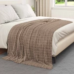 vidaXL Κουβέρτα Καμηλοπάρδαλη 200 x 150 cm Μαλλί