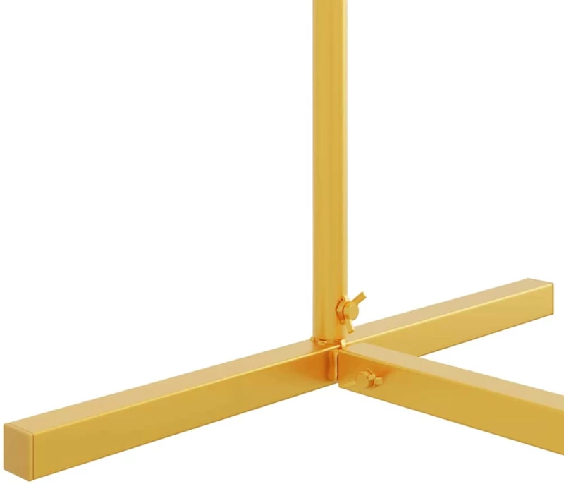 vidaXL Αψίδα Γάμου Χρυσό 100 x 39 x 200 εκ. Ατσάλι