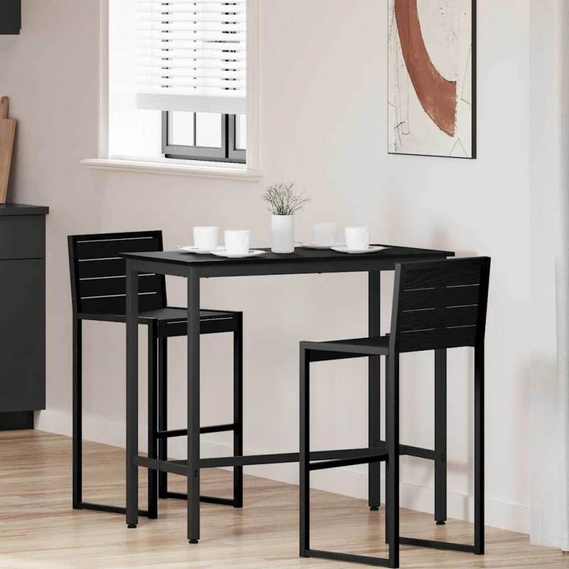 vidaXL τραπέζι Μαύρη Οξυά 100 x 50 x 90,5 εκ