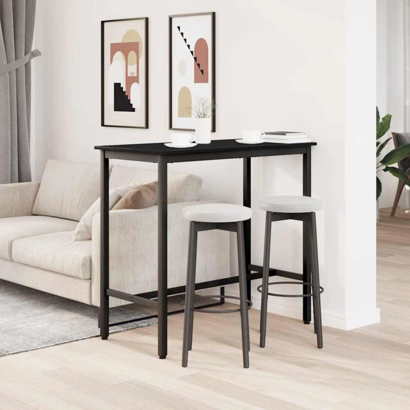 vidaXL τραπέζι Μαύρη Οξυά 100 x 50 x 90,5 εκ