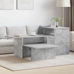 vidaXL Τραπέζι κονσόλας Σκυρόδεμα Γκρι 91,5 x 35 x 38,5 εκ