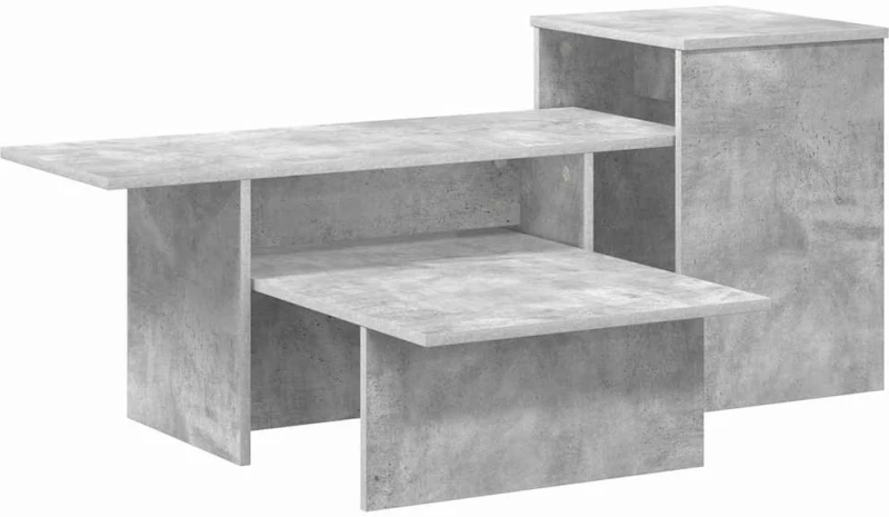 vidaXL Τραπέζι κονσόλας Σκυρόδεμα Γκρι 91,5 x 35 x 38,5 εκ