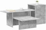 vidaXL Τραπέζι κονσόλας Σκυρόδεμα Γκρι 91,5 x 35 x 38,5 εκ