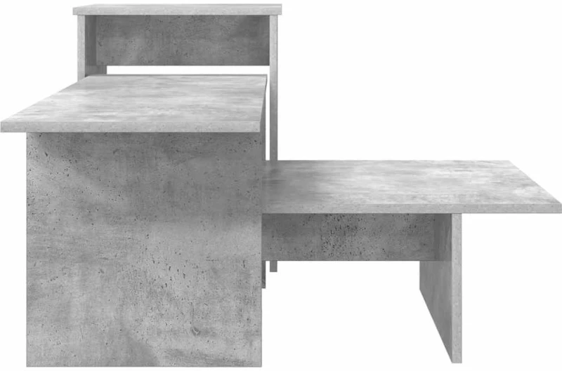 vidaXL Τραπέζι κονσόλας Σκυρόδεμα Γκρι 91,5 x 35 x 38,5 εκ
