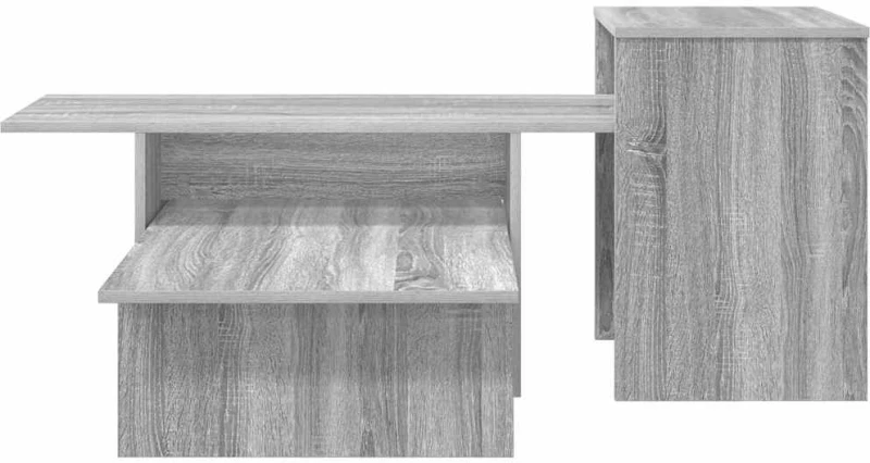 vidaXL Τραπέζι κονσόλας Γκρίζο Σονομα 91,5 x 35 x 38,5 εκ