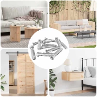 vidaXL Κεφαλή βίδας 2900 pcs Ασημί Ατσάλι