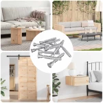 vidaXL Βίδες Επιβεβαίωσης 2500 pcs Ασημί Μέταλλο