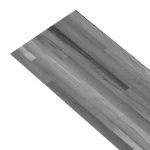 vidaXL Πλάκες Δαπέδου 2,51 m² 18 pcs PVC Γκρι Ριγέ