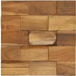 vidaXL Σκαμπό Αποθήκευσης Καφέ 40 x 40 x 45 cm Στερεό Ξύλο Τίκ