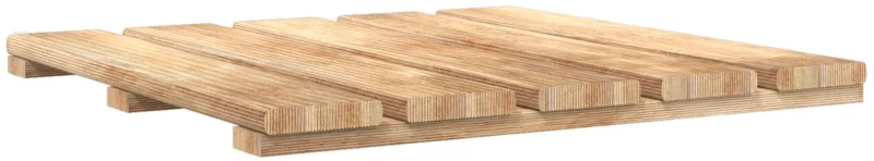vidaXL Πλάκα Κατασκευής 6 pcs Καφέ 50 x 50 cm Πεύκο Καφέ Εγχύσεως