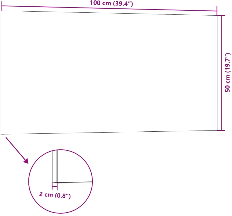 vidaXL Πάνελ τοίχου 10 pcs Κόκκινο και Λευκό 100 x 50 cm Αφρός EPS