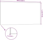 vidaXL Πάνελ τοίχου 10 pcs Κόκκινο και Λευκό 100 x 50 cm Αφρός EPS