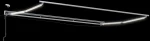vidaXL Ηλεκτρικό πλαίσιο τέντας με LED Λευκός 4 x 3,5 μ Αλουμίνιο