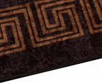 vidaXL Χαλί Runner MARSA Μαύρο 100 x 200 cm Πολυέστερ και PVC