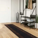 vidaXL Χαλί Runner MARSA Μαύρο 50 x 400 εκ. Πολυέστερ και PVC