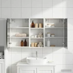 vidaXL Σετ Ντουλαπιών Μπάνιου 3 pcs 116 x 16 x 62,5 εκ.