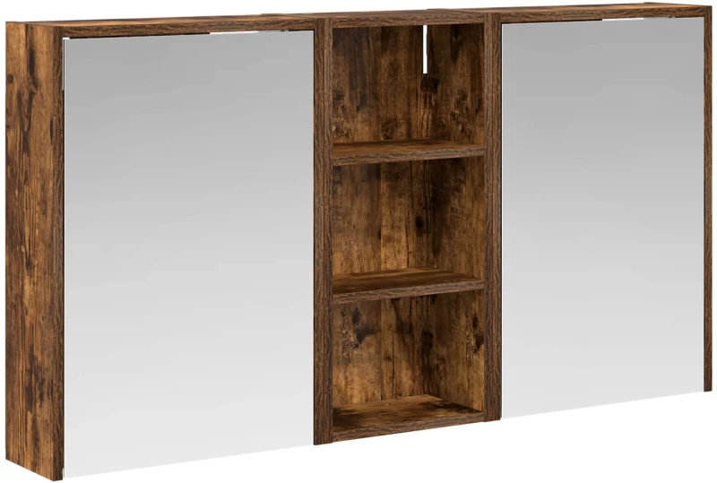vidaXL Σετ Ντουλαπιών Μπάνιου 3 pcs 116 x 16 x 62,5 εκ.