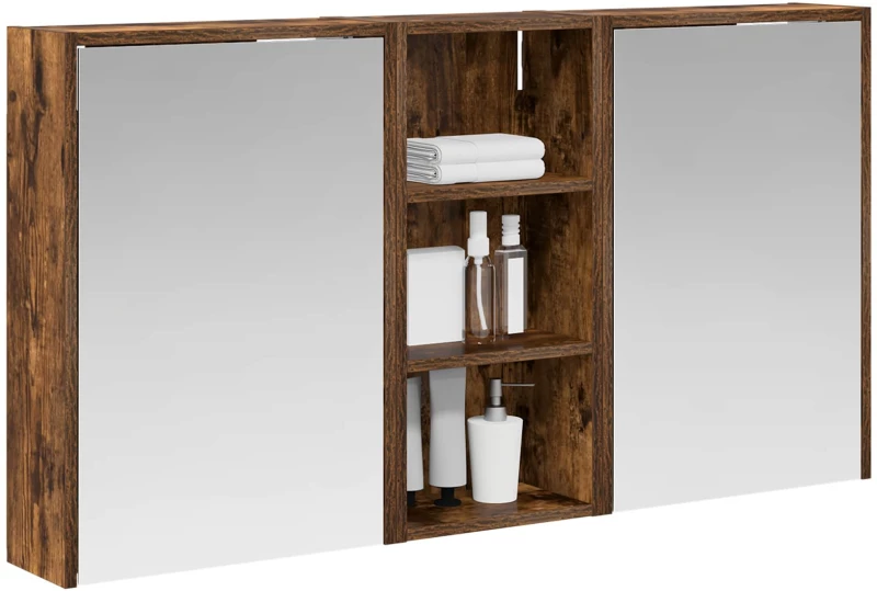 vidaXL Σετ Ντουλαπιών Μπάνιου 3 pcs 116 x 16 x 62,5 εκ.