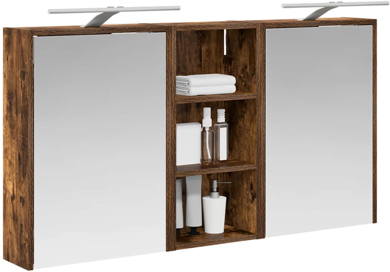vidaXL Σετ Ντουλαπιών Μπάνιου 3 pcs 116 x 16 x 62,5 εκ.