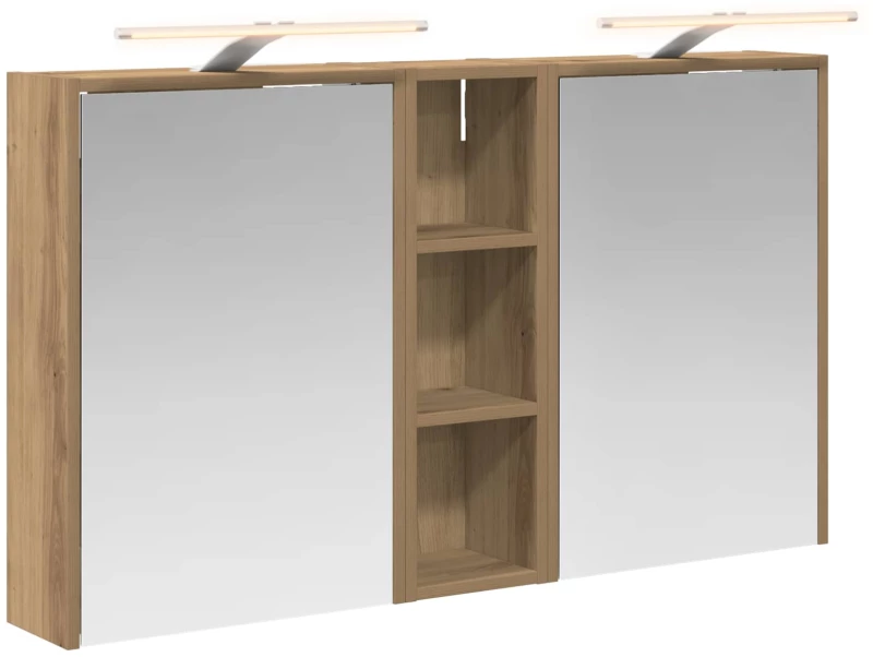 vidaXL Σετ Ντουλαπιών Μπάνιου 3 pcs 106 x 16 x 62,5 εκ.