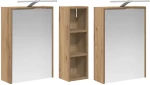 vidaXL Σετ Ντουλαπιών Μπάνιου 3 pcs 106 x 16 x 62,5 εκ.