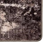 vidaXL Χαλί Runner MARSA Μαύρο 100 x 200 cm Πολυέστερ και PVC