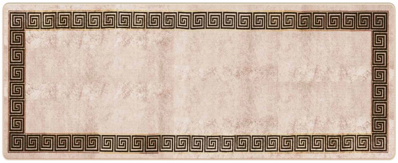 vidaXL Χαλί Runner MARSA Μαύρο 100 x 250 cm Πολυέστερ και PVC