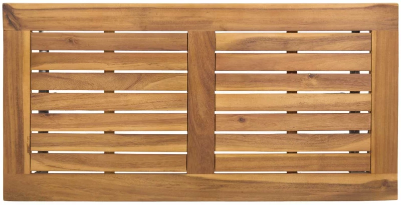 vidaXL Εξωτερικό Τραπέζι Μαύρο και Καφέ 80 x 40 x 40 cm