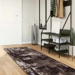 vidaXL Χαλί Runner MARSA Μαύρο 80 x 400 εκ. Πολυέστερ και PVC