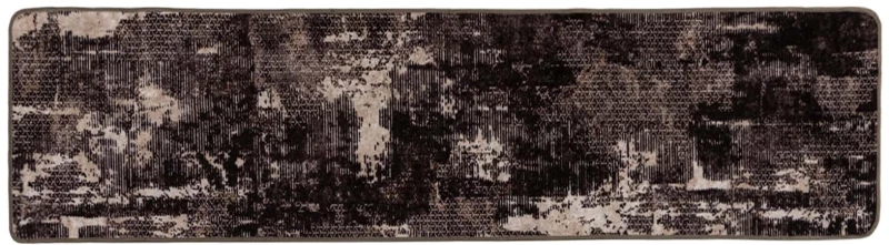 vidaXL Χαλί Runner MARSA Μαύρο 80 x 400 εκ. Πολυέστερ και PVC