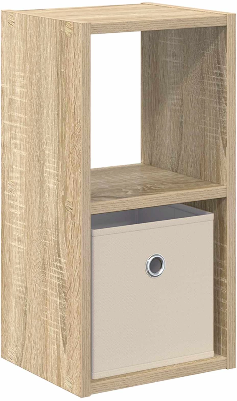 vidaXL Κομοδίνο Δρύς Sonoma 25,5 x 22 x 49,5 εκ Επεξεργασμένο ξύλο