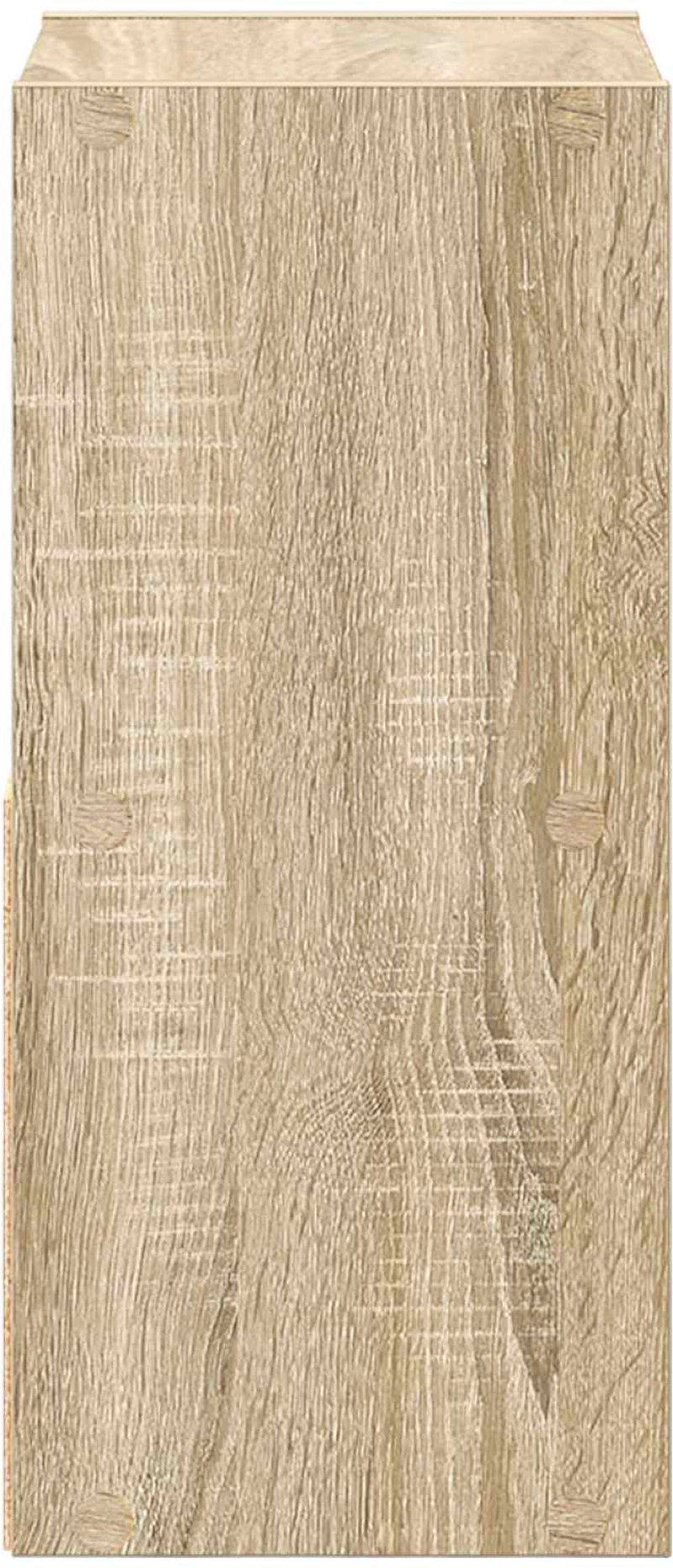 vidaXL Κομοδίνο Δρύς Sonoma 25,5 x 22 x 49,5 εκ Επεξεργασμένο ξύλο