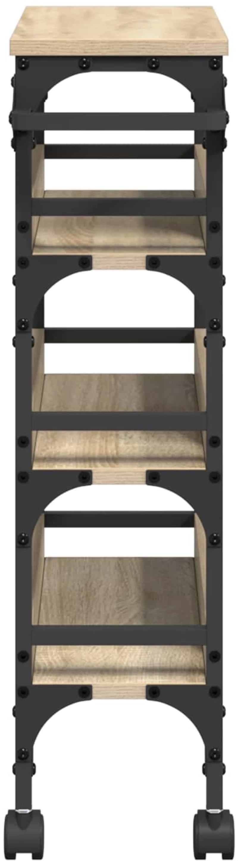vidaXL Καρότσι Κουζίνας Δρύς Sonoma 53 x 20 x 76 εκ.