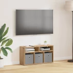 vidaXL Χαμηλό γραφείο με συρτάρι Artisan Oak 72 x 22,5 x 38 εκ