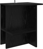 vidaXL Τραπεζάκι σαλονιού 2 pcs Μαύρη Δρυς 40 x 30 x 49 εκ.
