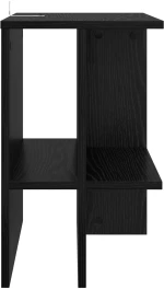 vidaXL Τραπεζάκι σαλονιού 2 pcs Μαύρη Δρυς 40 x 30 x 49 εκ.