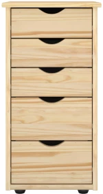 vidaXL Ντουλαπιού Καφέ 34 x 39 x 61,5 εκ Στερεό ξύλο πεύκου