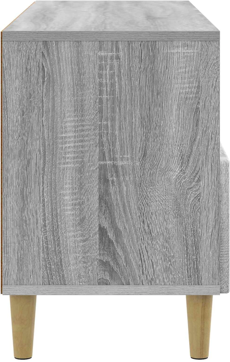 vidaXL Ντουλάπι TV Γκρι Sonoma 102 x 34,5 x 50 εκ. Επεξεργασμένο Ξύλο