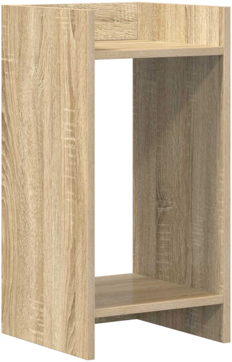 vidaXL Βάση φυτών με ράφι Δρύς Sonoma 30 x 30 x 60 cm