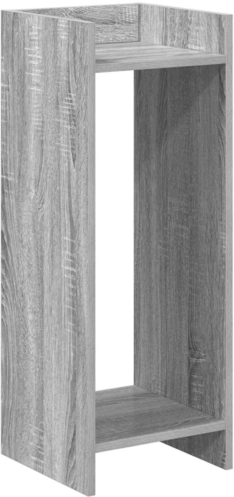 vidaXL Βάση φυτών με ράφι Γκρι Σονομά 30 x 30 x 80 cm