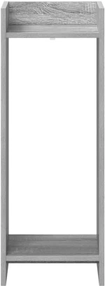 vidaXL Βάση φυτών με ράφι Γκρι Σονομά 30 x 30 x 80 cm